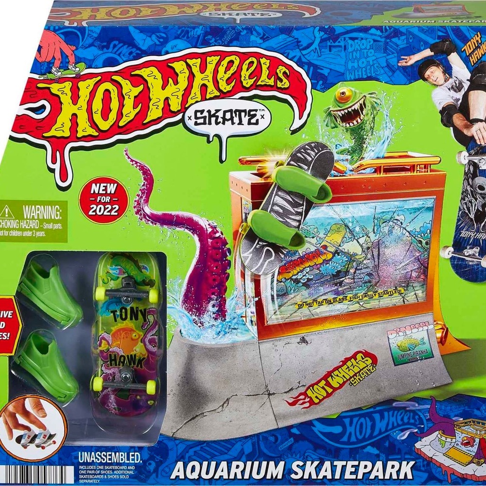 Hot Wheels Skate Park Aquarium (Tony Hawk Edition)